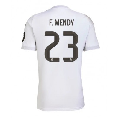 Camiseta Real Madrid Ferland Mendy #23 Primera Equipación Replica 2025-26 mangas cortas Camiseta Real Madrid Ferland Mendy #23 Primera Equipación Replica 2025-26 mangas cortas